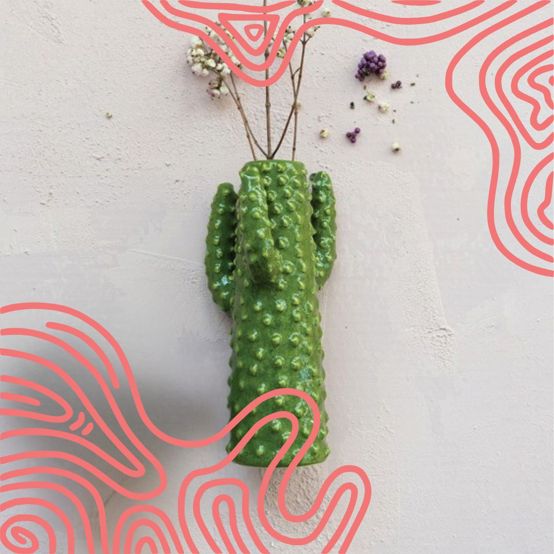 Cactus/Saguaro Tall Vase