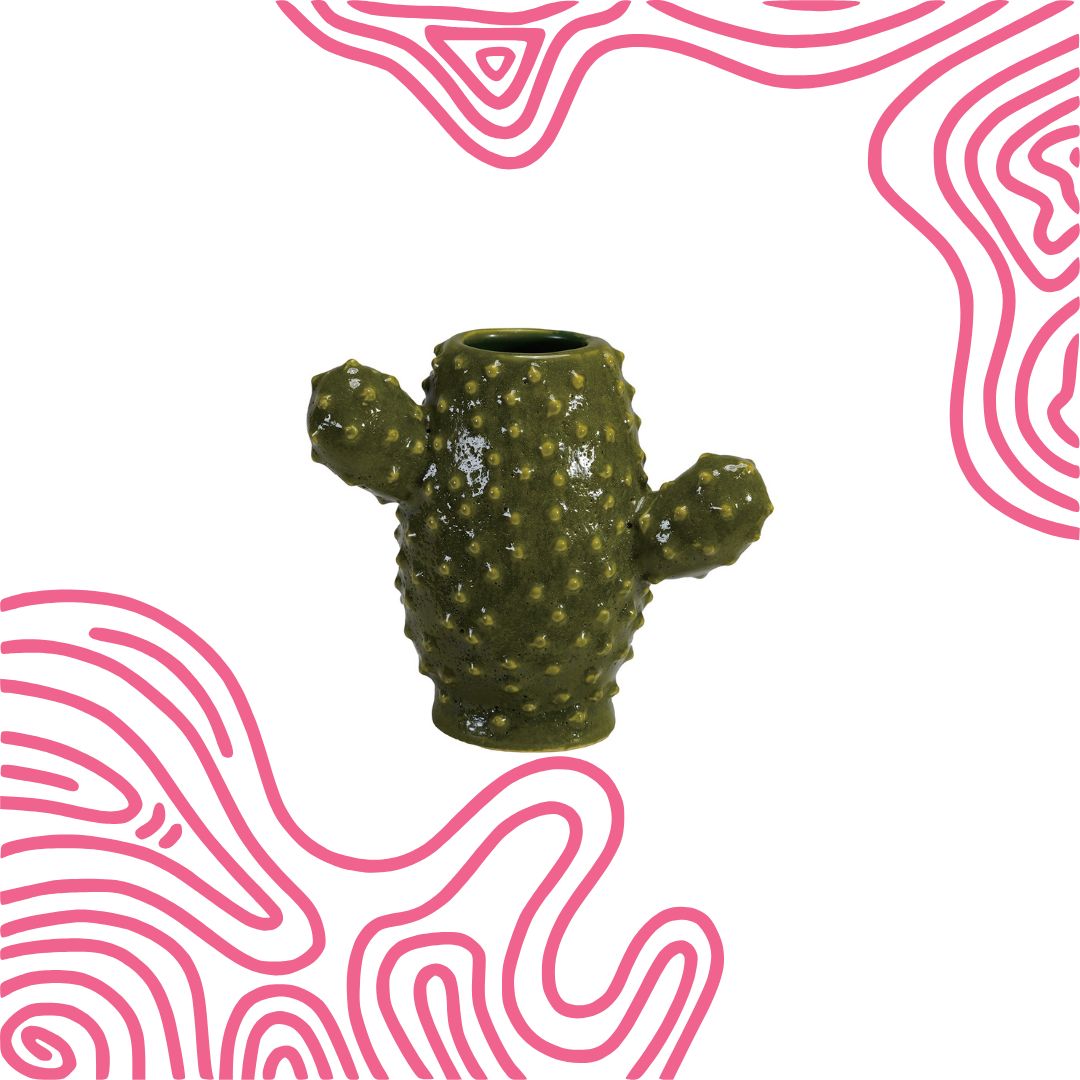 Cactus/Saguaro Short Vase