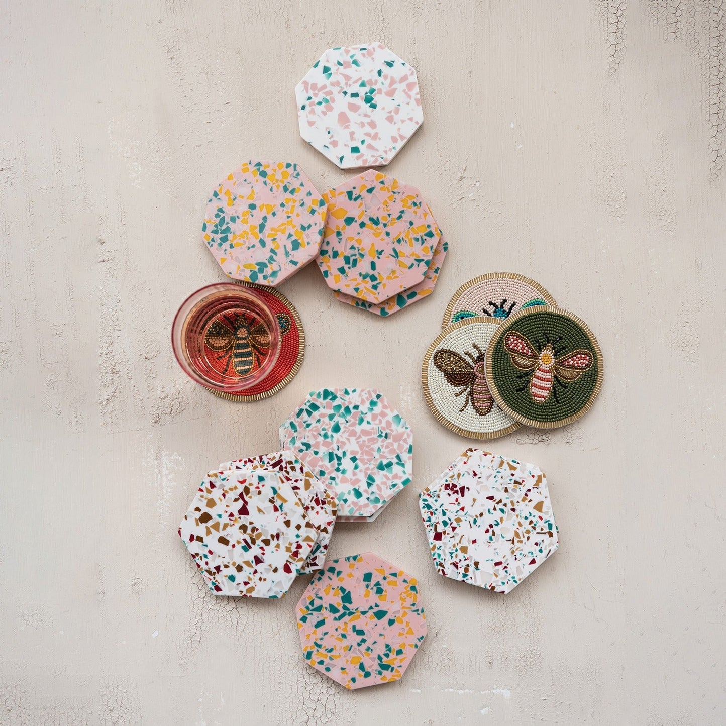 Bee/Aabejita Coasters
