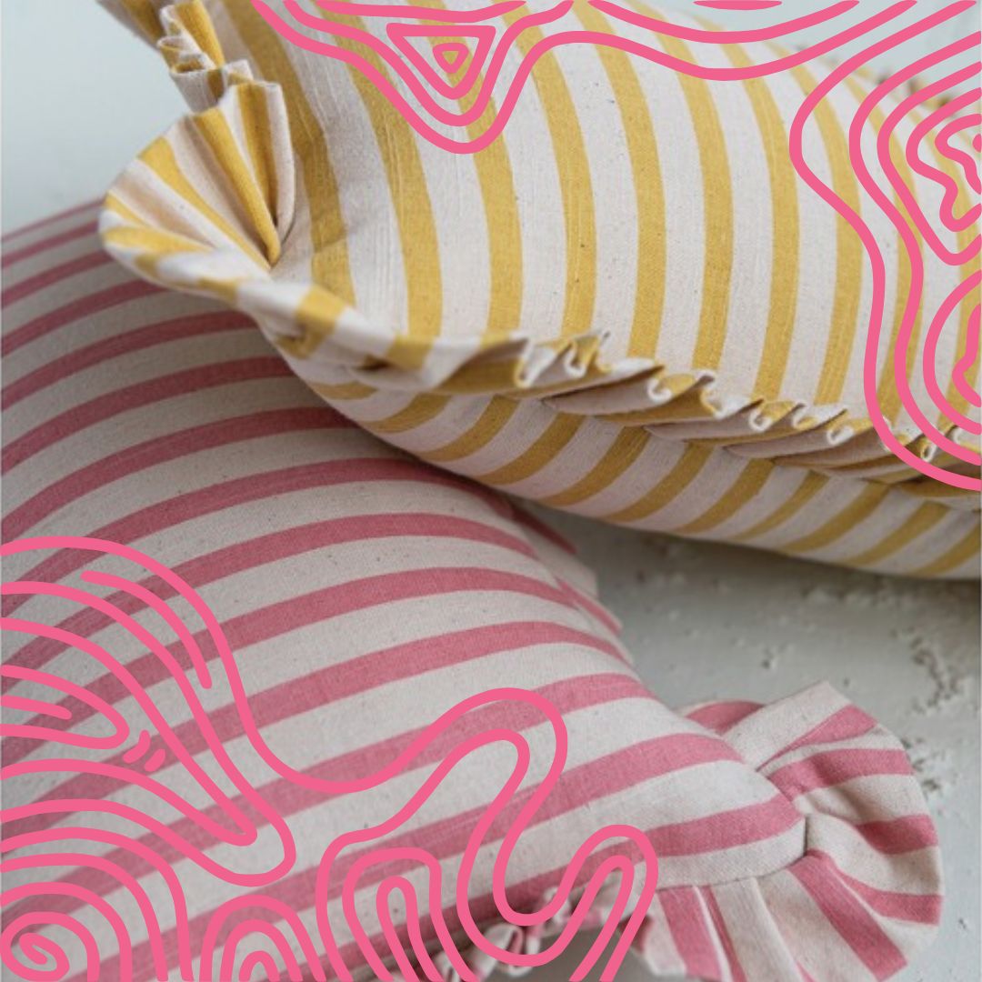 Stripes/Rayitas Lumbar Pillow Set