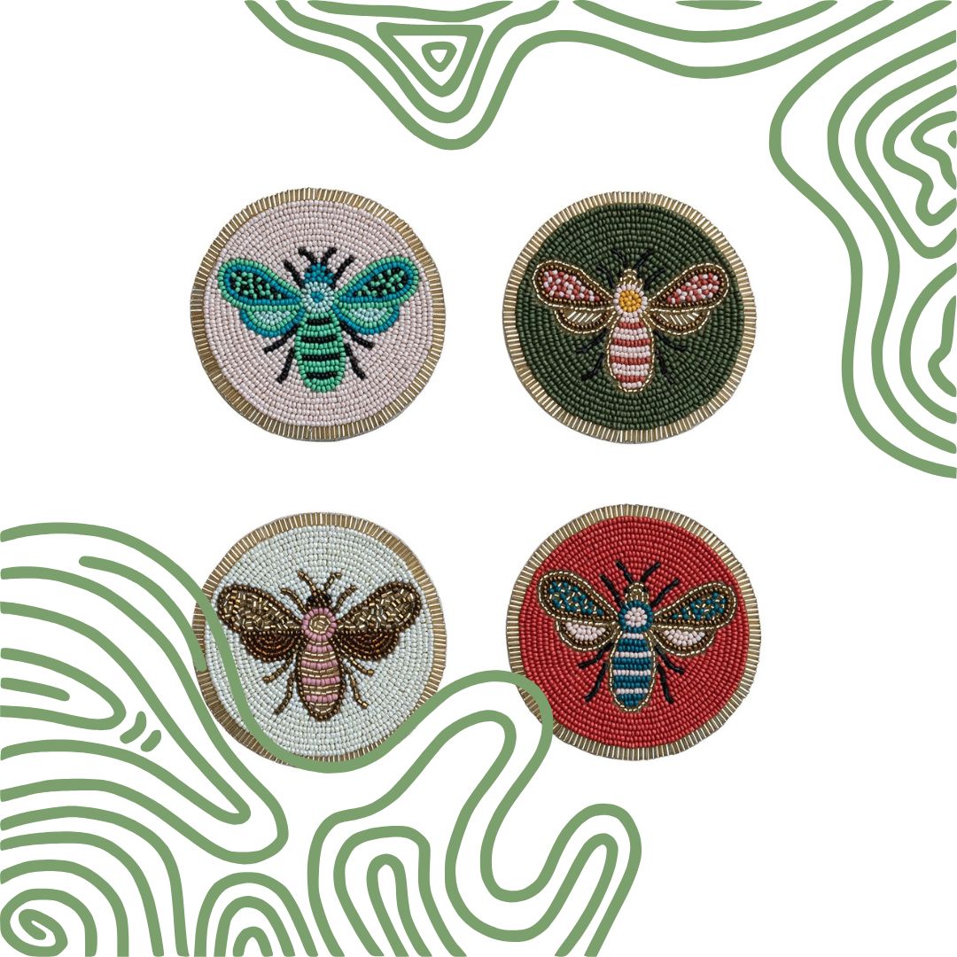 Bee/Aabejita Coasters