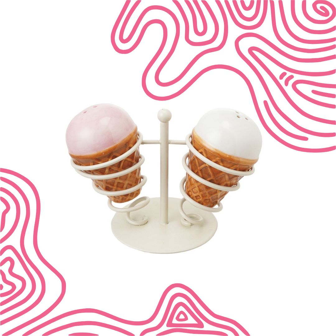 Ice Cream/Heladito Salt & Pepper Shaker