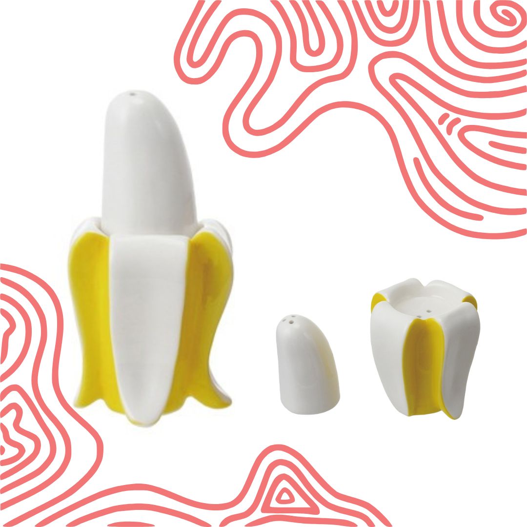 Banana/Plátano Salt & Pepper Shaker