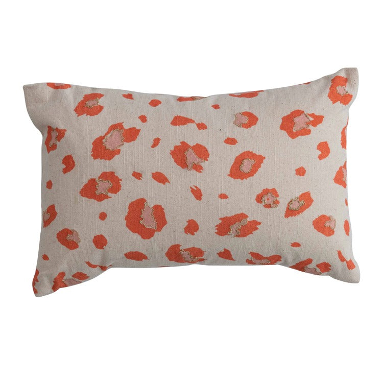 14"L x 9"H Cotton Slub Printed