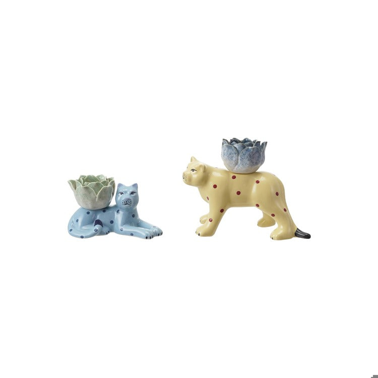 6-7/8"L Stoneware Tiger